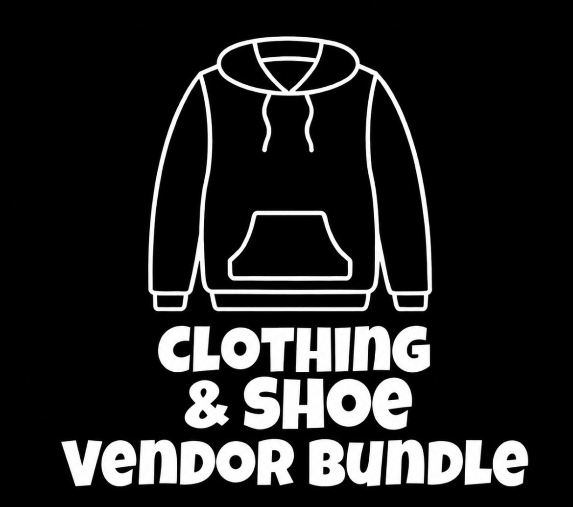 CLOTHING & SHOE VENDOR BUNDLE